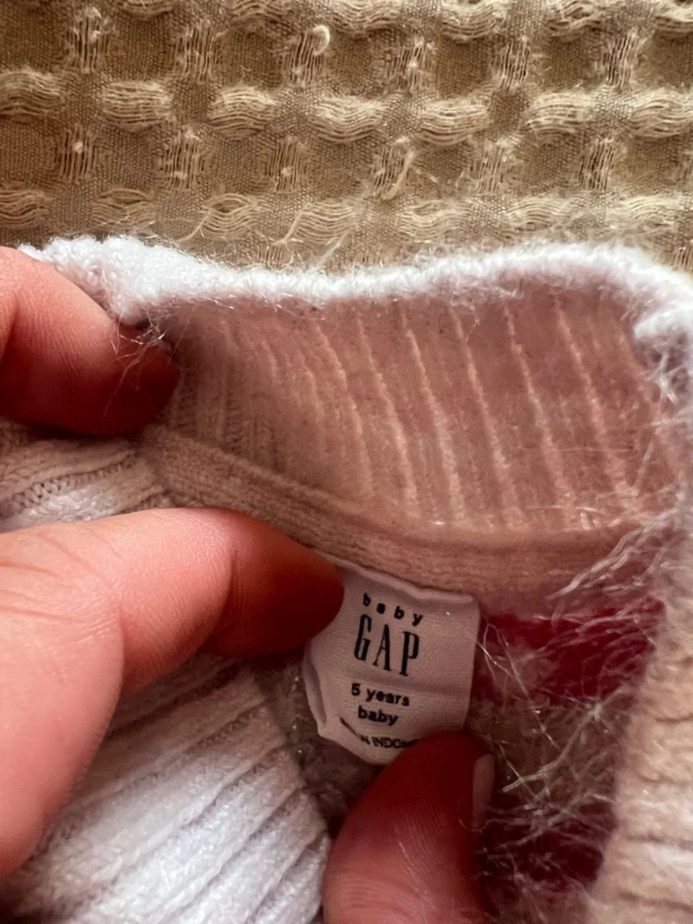 Baby GAP Soft Pink Nordic-Style Women's Sweater